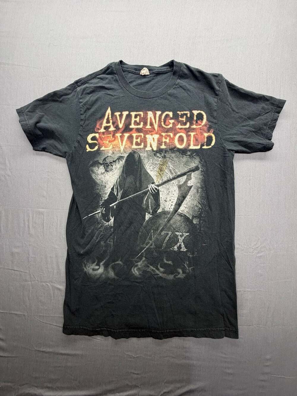 2013 Avenged Sevenfold A7X Grim Reaper Graphic T-Shirt